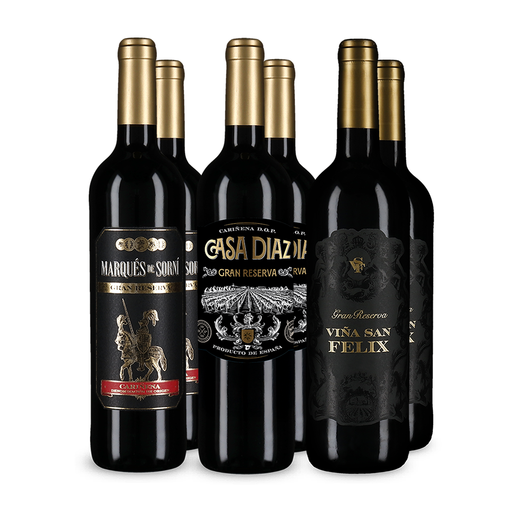 Gran Reserva în pachet de 3x2 sticle – Gold