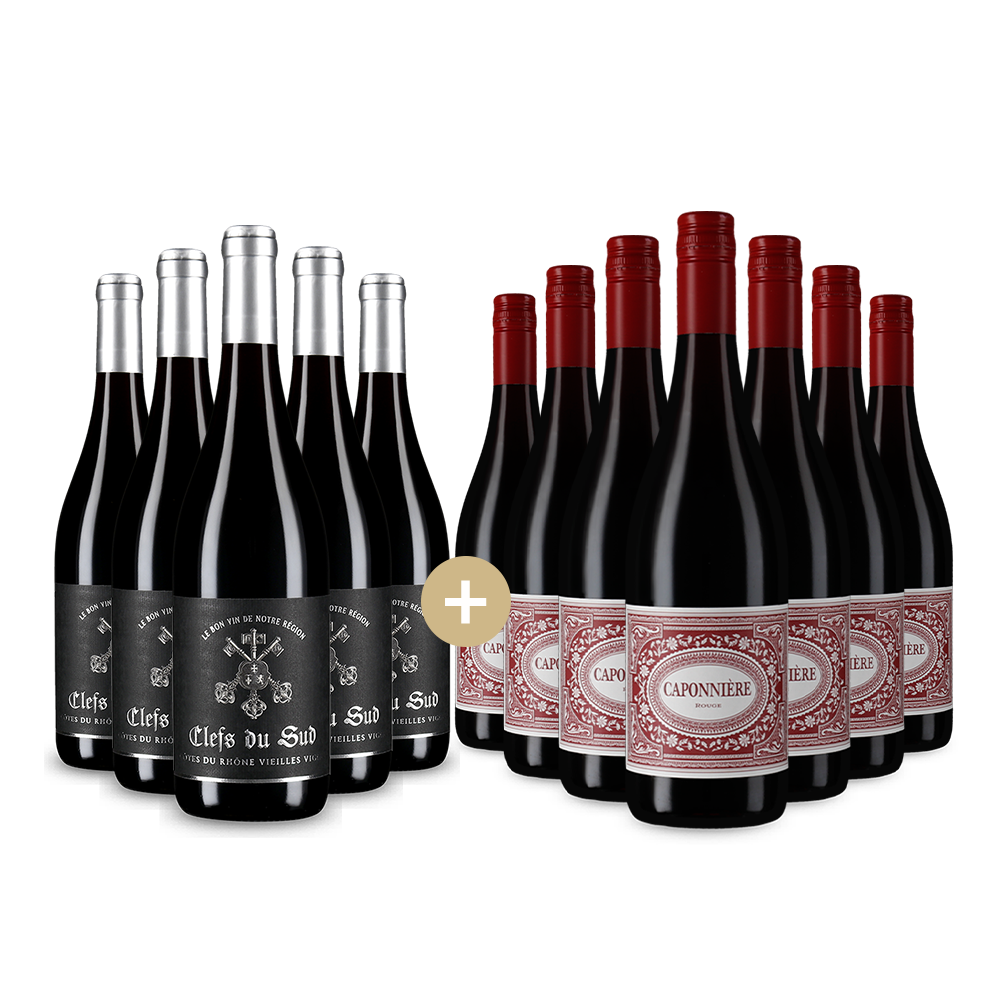 5+7 sticle: Vinuri roșii franțuzești – Gold