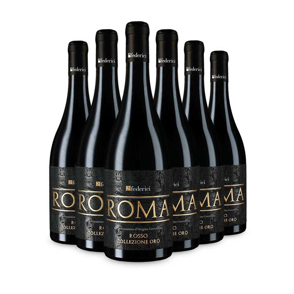 6 sticle Roma Rosso Collezione Oro 2023