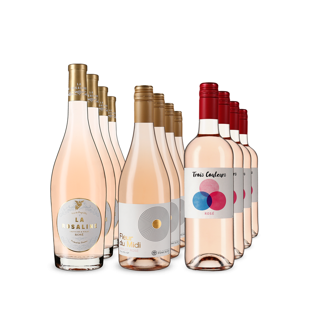 Rosé franțuzesc de top în pachet de 3x4 sticle – Gold