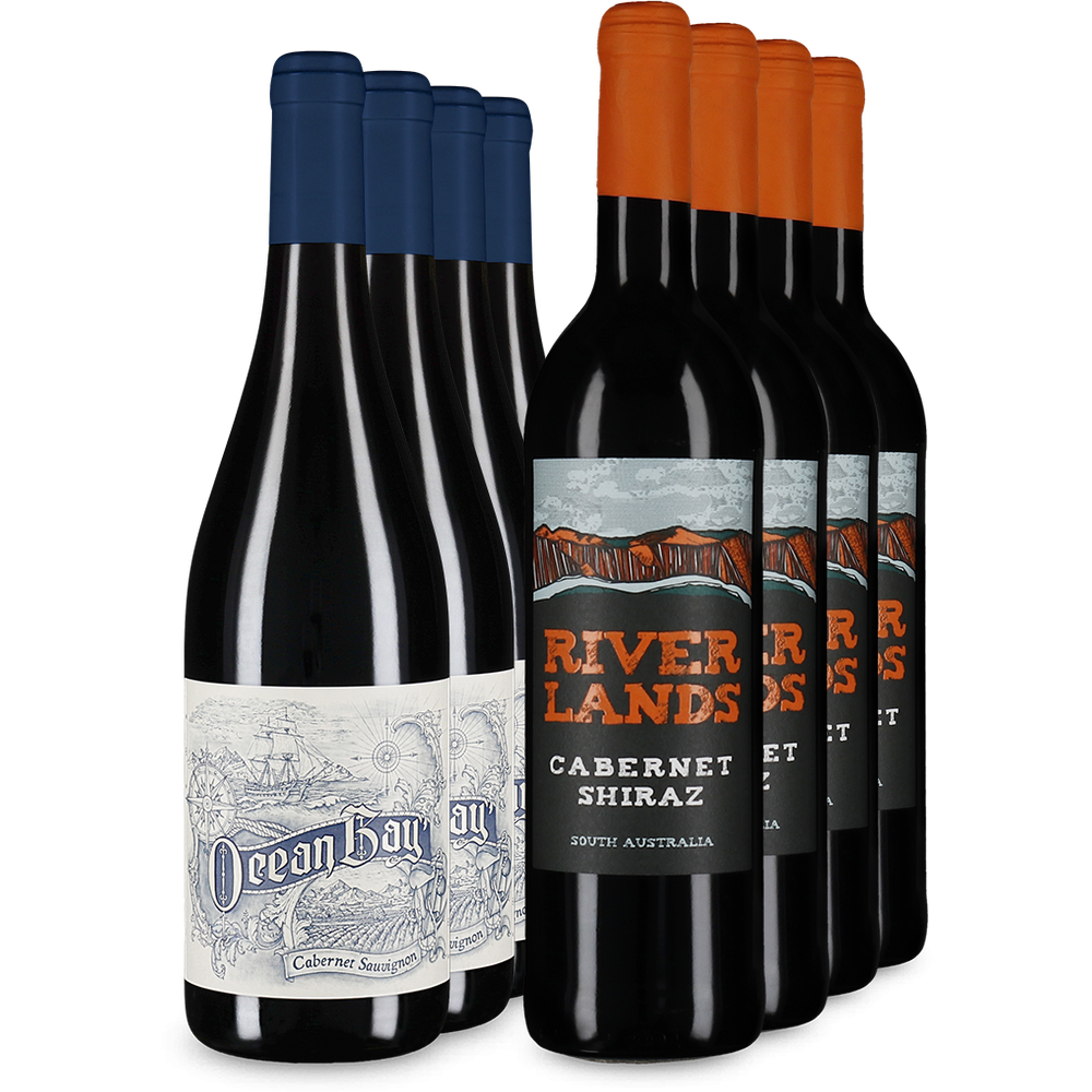 Cabernet Sauvignon internațional în pachet de 2x4 sticle – Gold