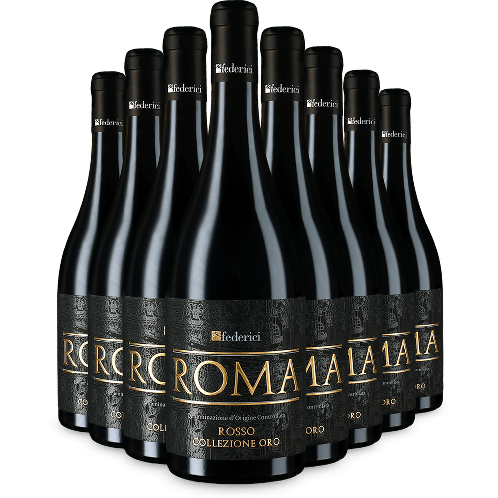 8 sticle Roma Rosso Collezione Oro 2023 – Gold