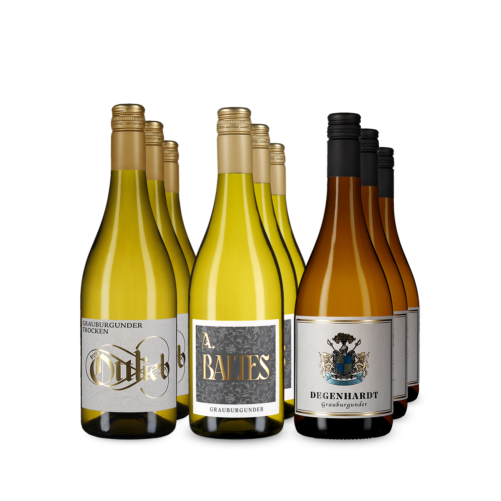 Pinot Gris de top în pachet de 3x3 sticle – Gold