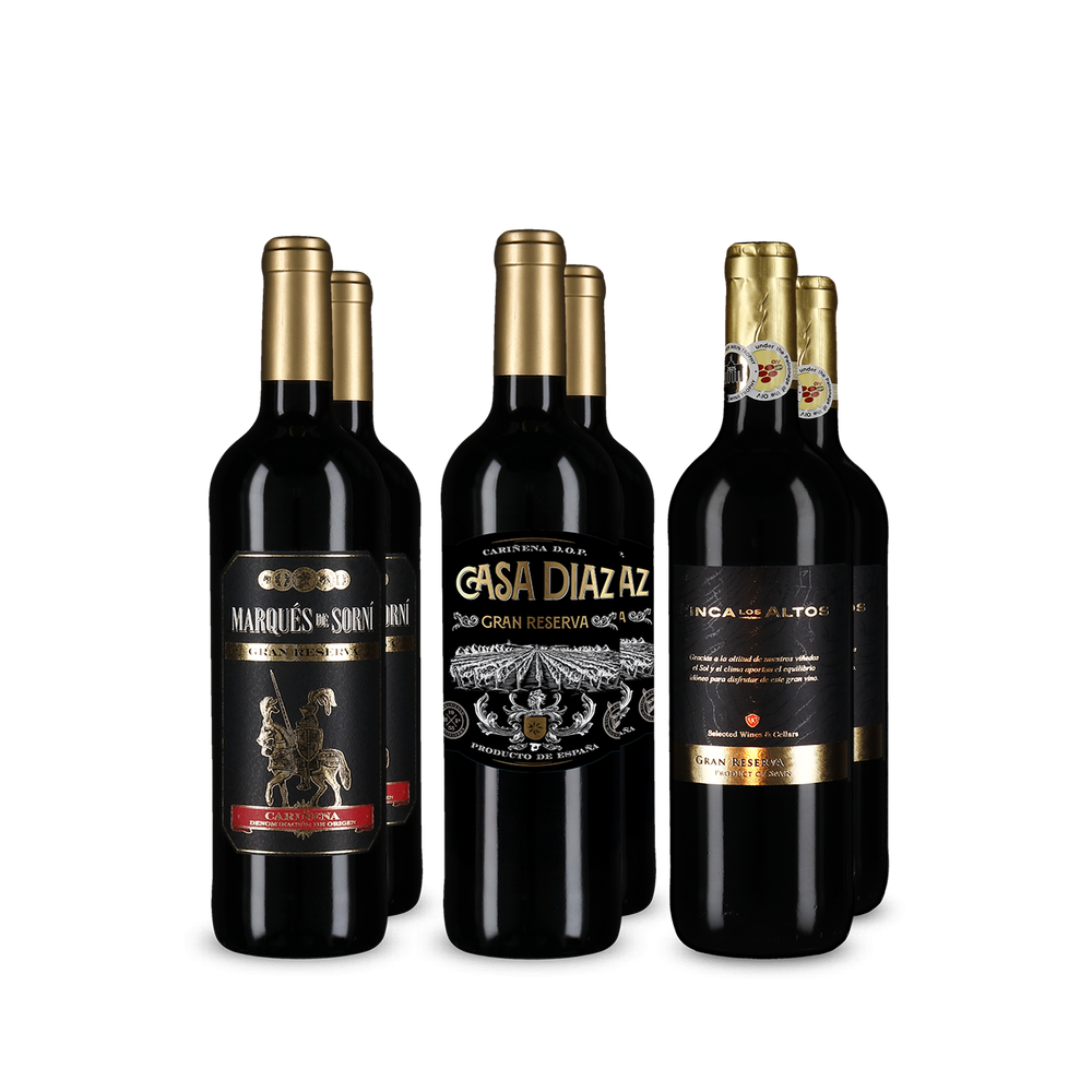 Gran Reserva: Trio în pachet de 3x2 sticle – Gold