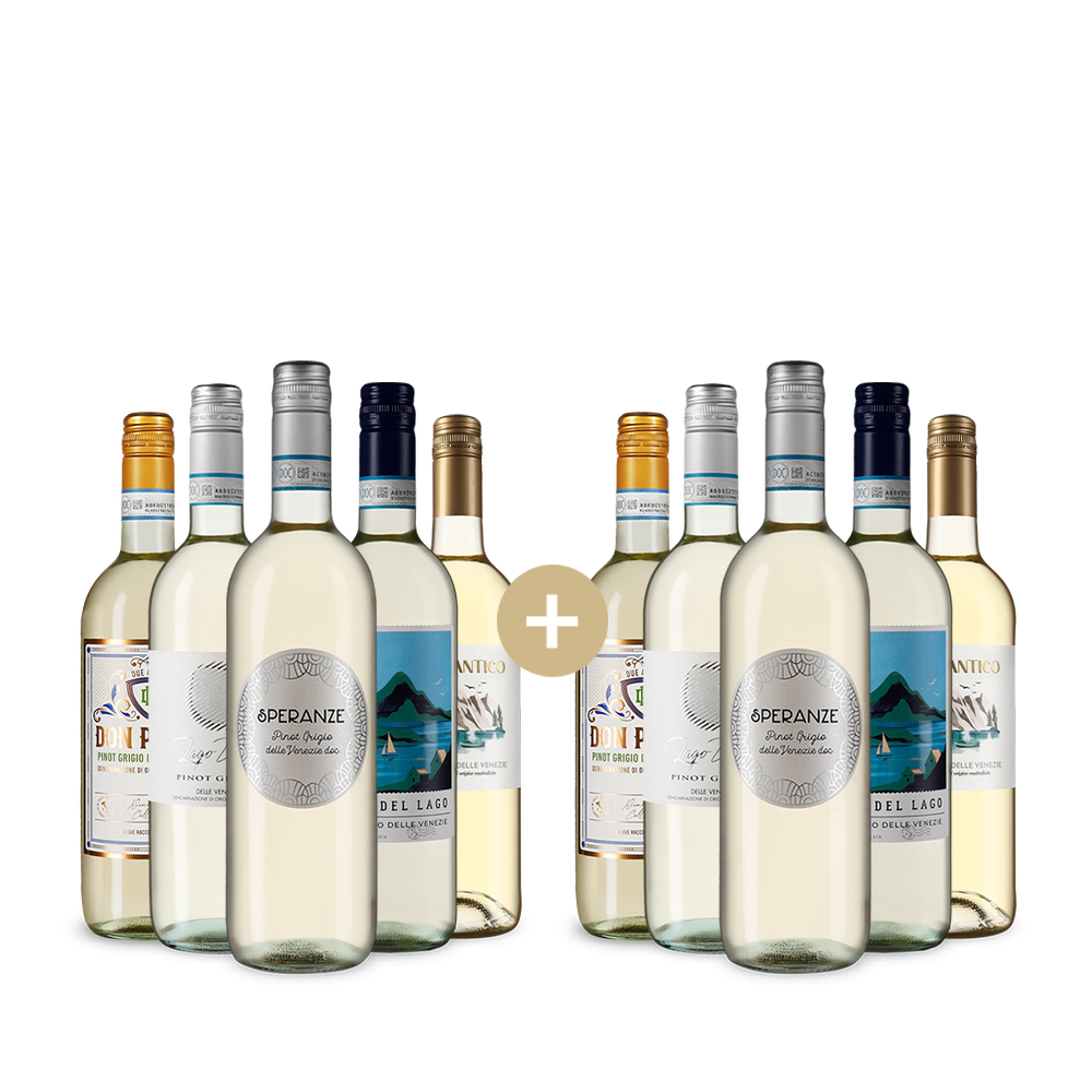 Pinot Grigio: Vedetele de primăvară în pachet de 5+5 sticle
