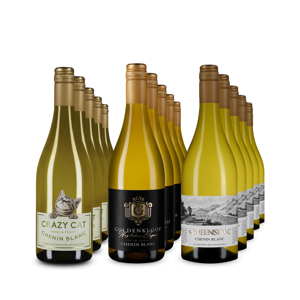 Chenin Blanc de top din Cape în pachet XXL de 3x5 sticle