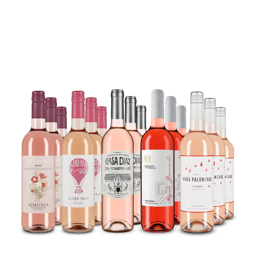 Rosé în pachet XXL de 5x3 sticle