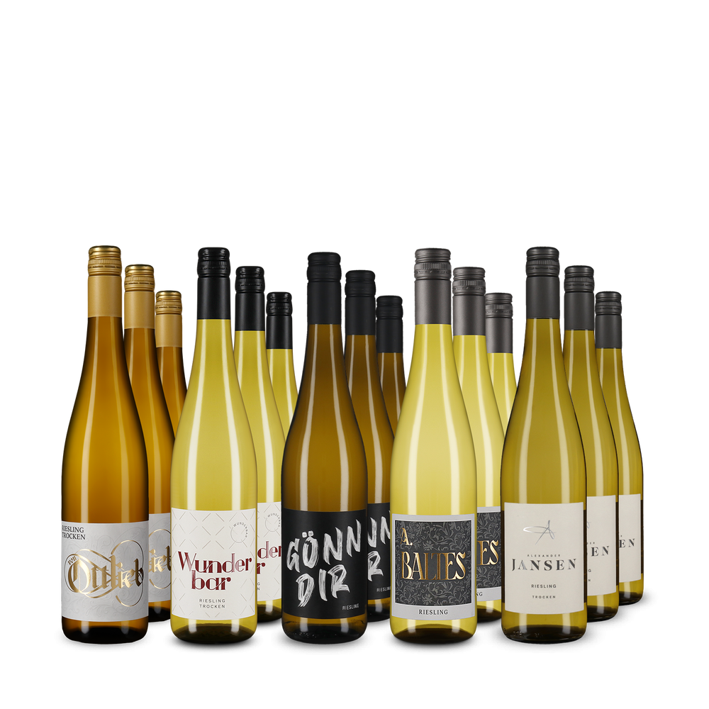 Selecție de Riesling în pachet XXL de 5x3 sticle