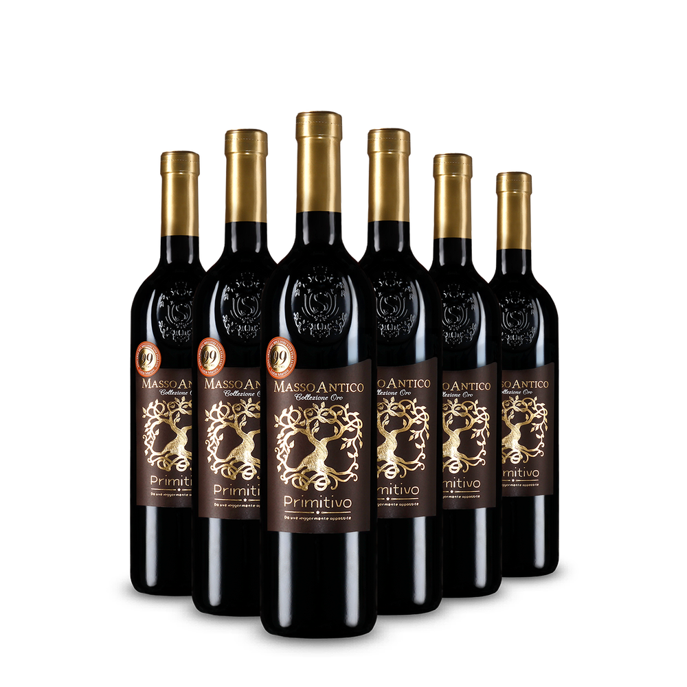 6 sticle Primitivo Appassite Collezione Oro 2025