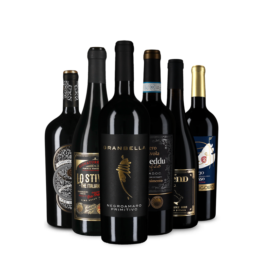 6x1 vinuri roșii Maroni cu punctaje de top de la 98 de puncte