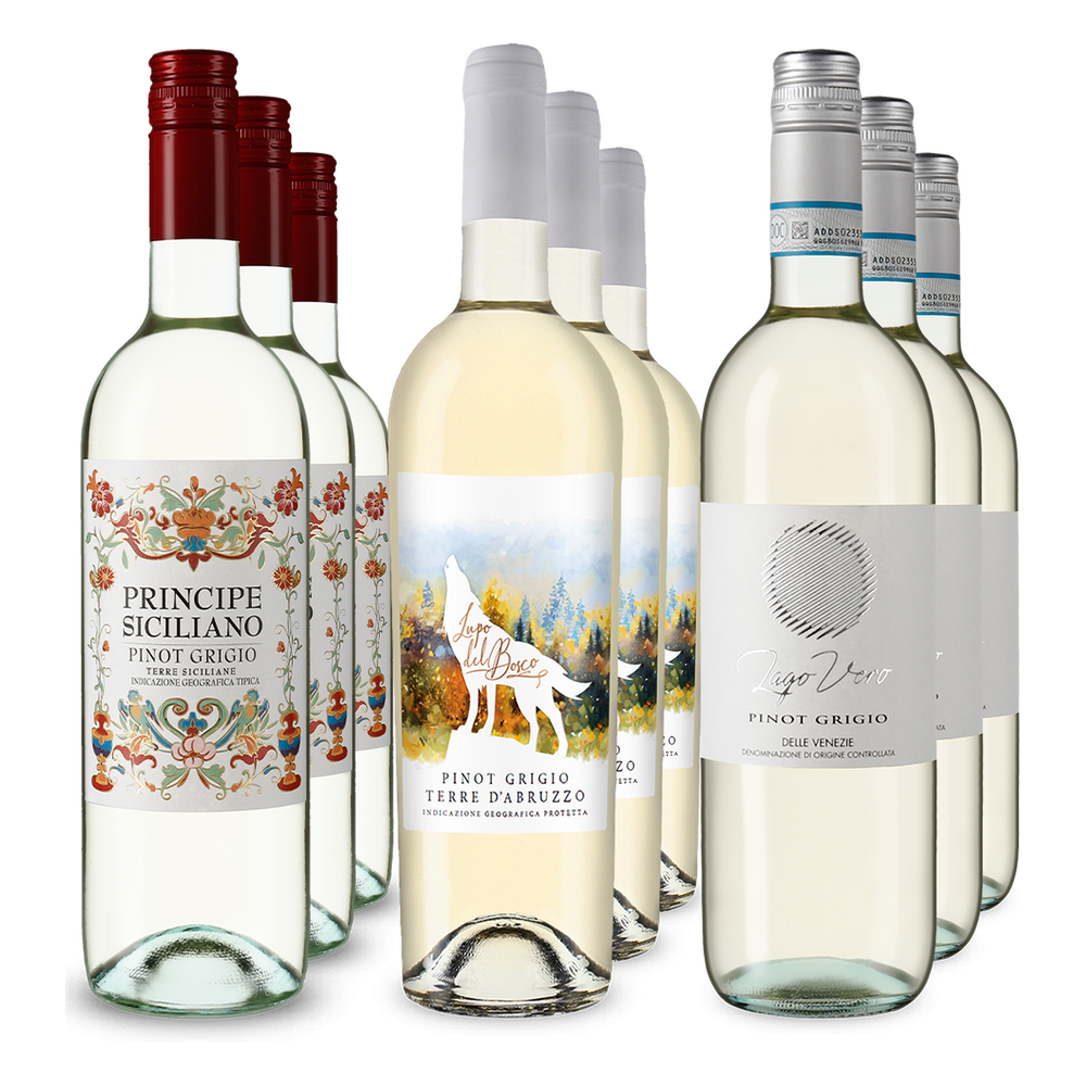 3x3 Călătorie Pinot Grigio prin trei regiuni