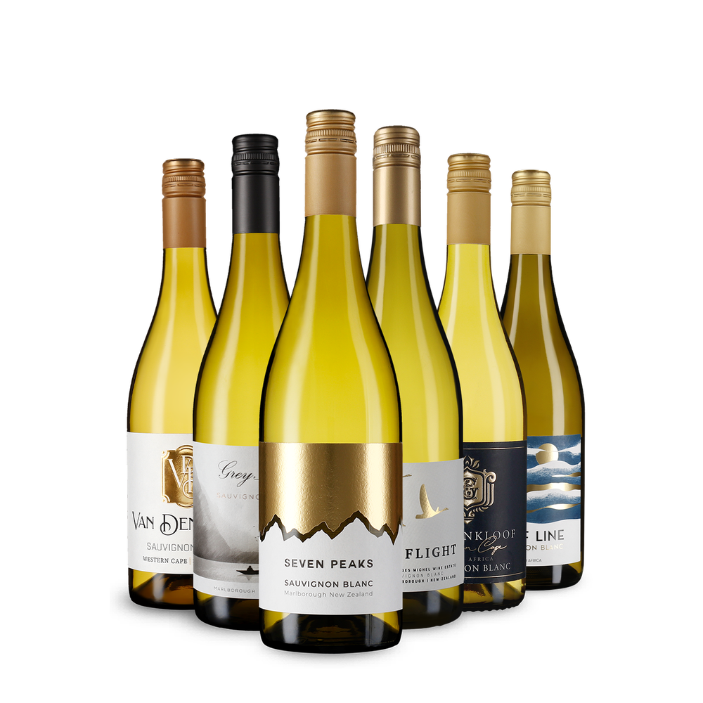 6x1 Diversitate de Sauvignon Blanc din Noua Zeelandă și Africa de Sud