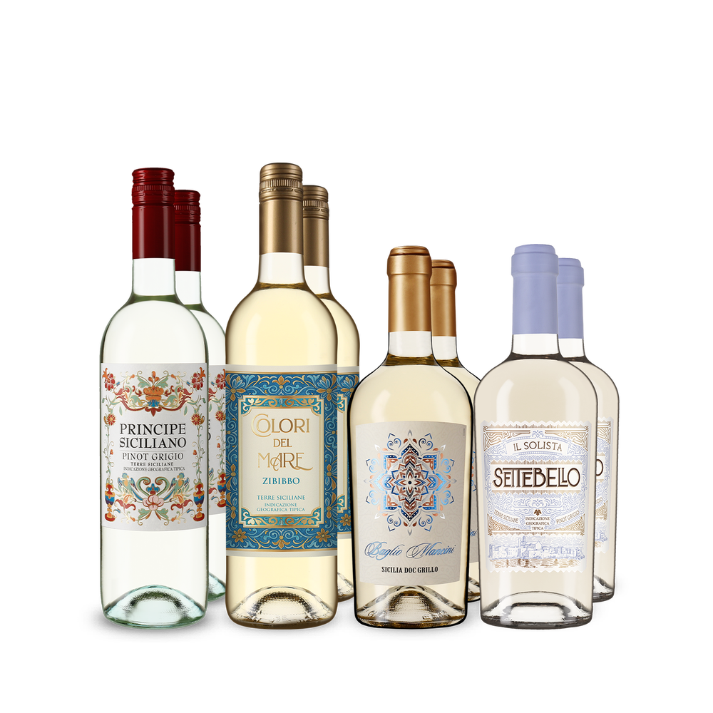 4x2 Plăcerea vinurilor albe din Sicilia