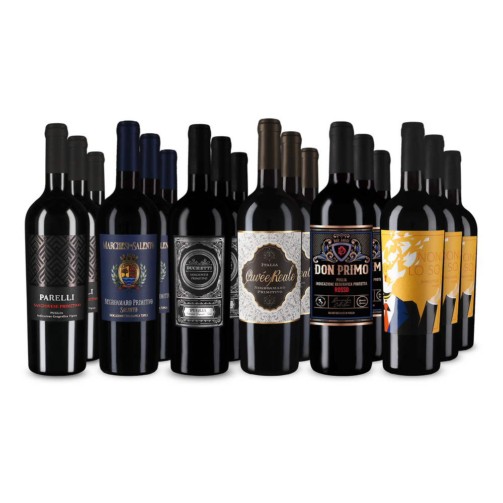6x3 Dolce Vita din Apulia: Primitivo & nu numai