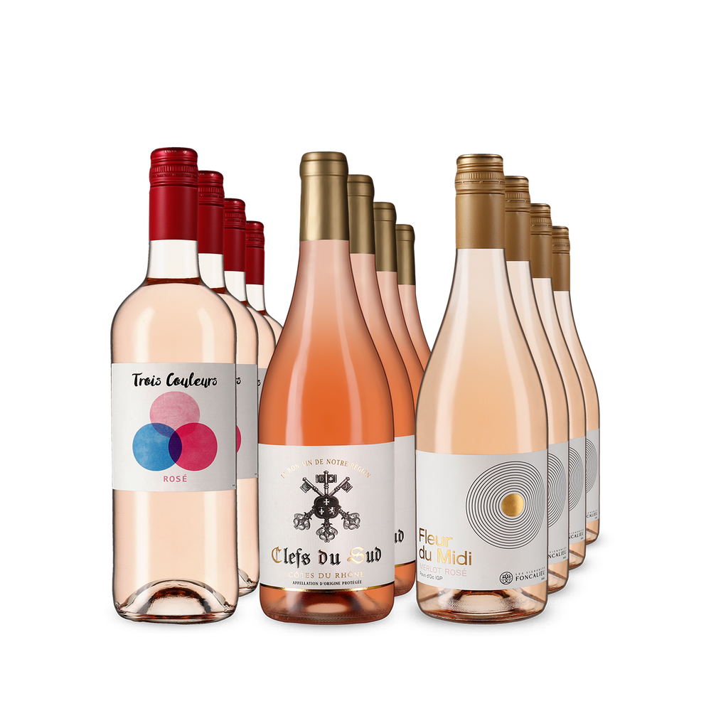 3x4 Favoriții Franței la rosé într-un pachet avantajos