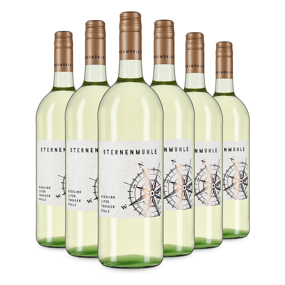 6x Liter Riesling sec 2025