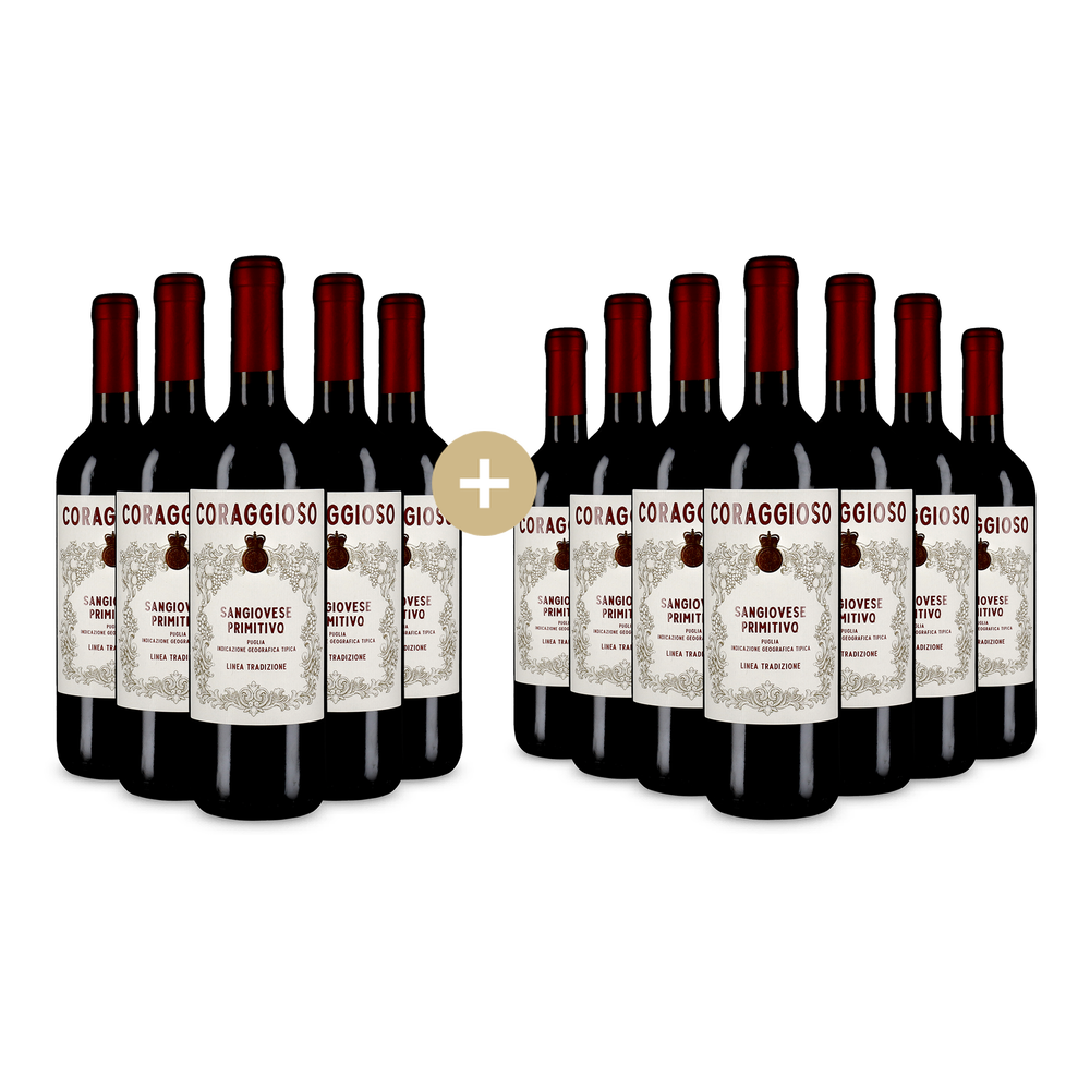 5+7 cadou: Sangiovese Primitivo 2025