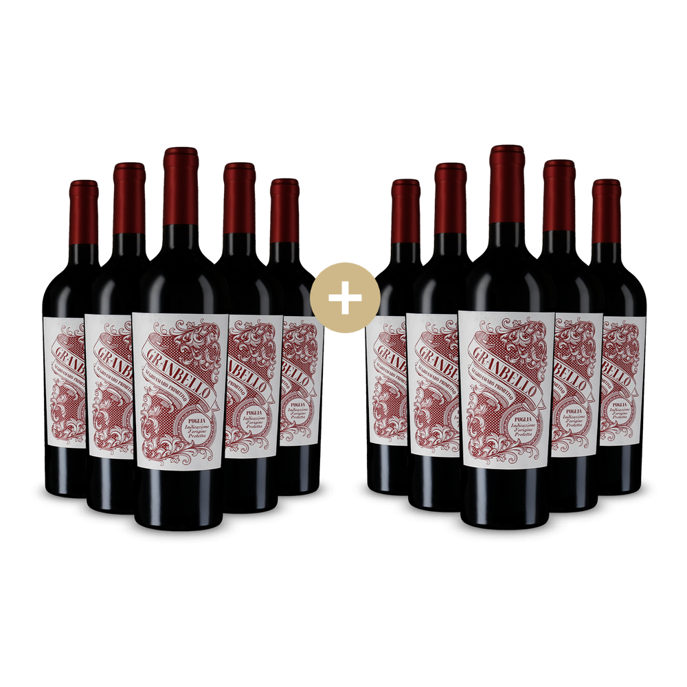 5+5 cadou: Negroamaro Primitivo 2025