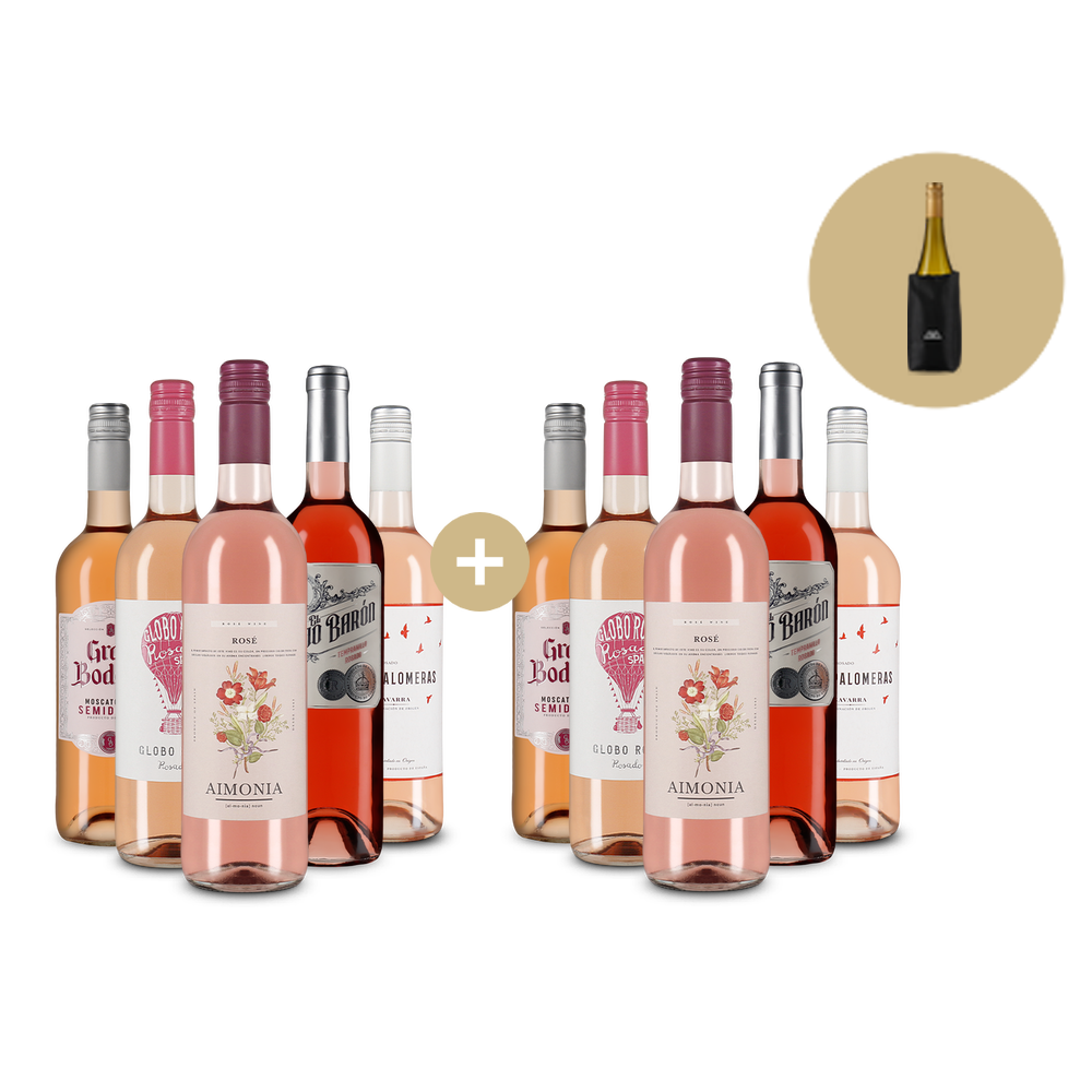 5+5 cadou: Rosados: plăcere estivală din Spania + manșon de răcire