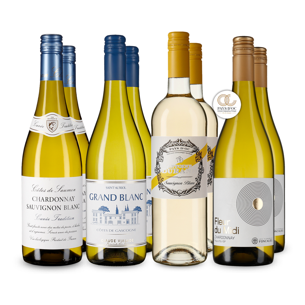 4x2 Vinuri albe din Franța: savoir-vivre în pahar
