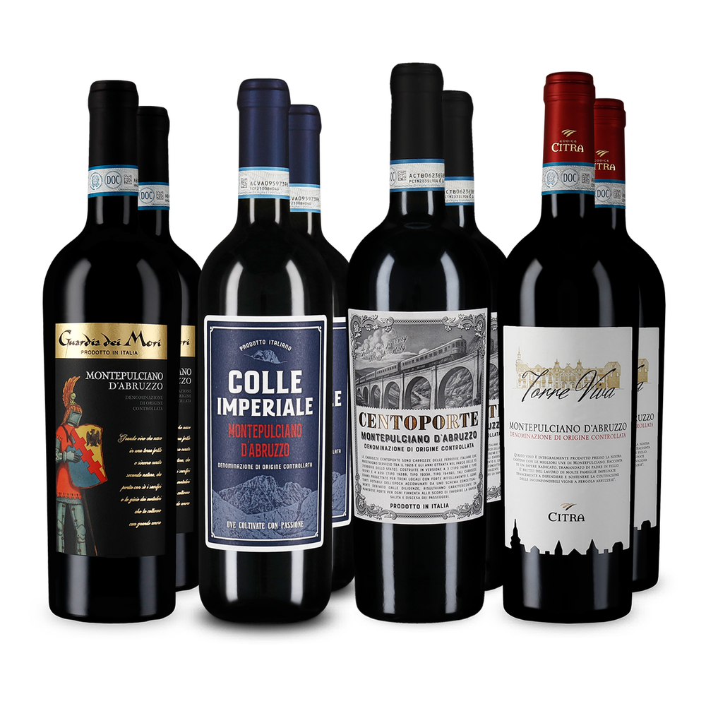 4x2 Montepulciano d'Abruzzo: plăcerea vinului roșu din centrul Italiei
