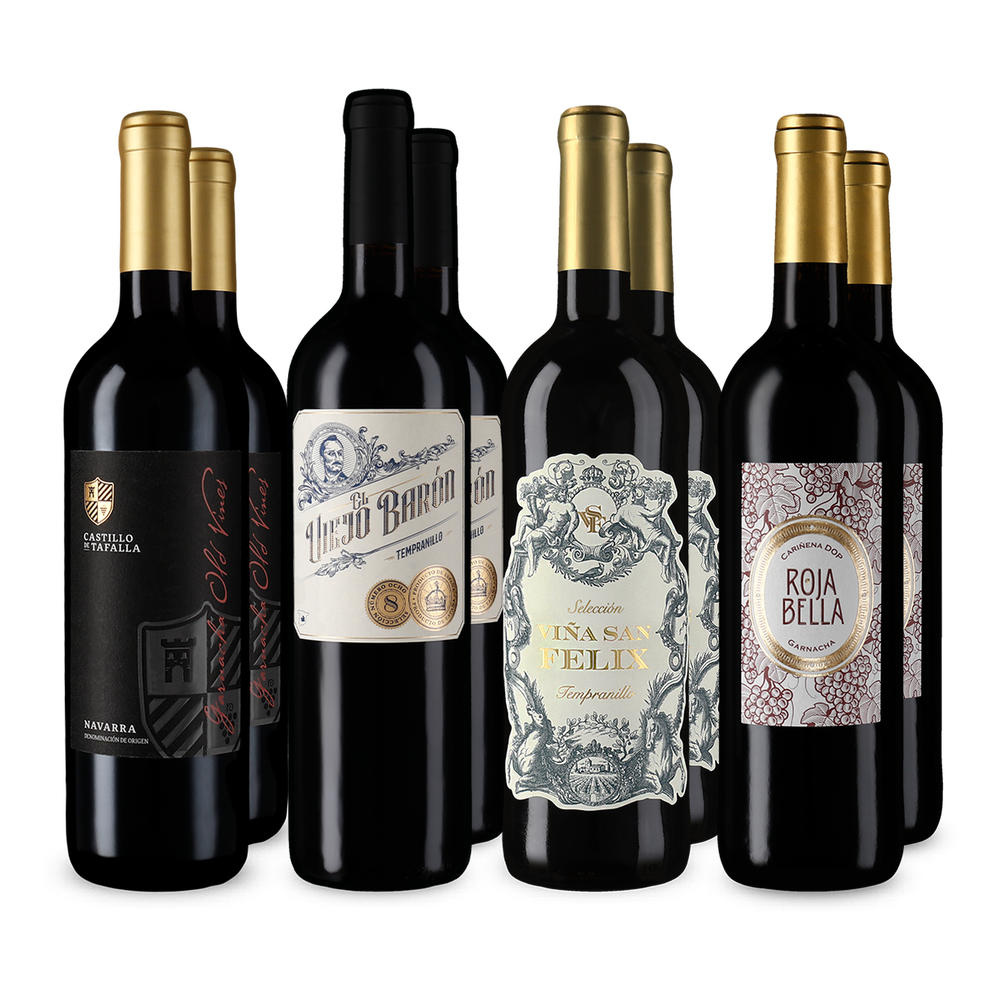 4x2 Selecție de vinuri roșii din Spania