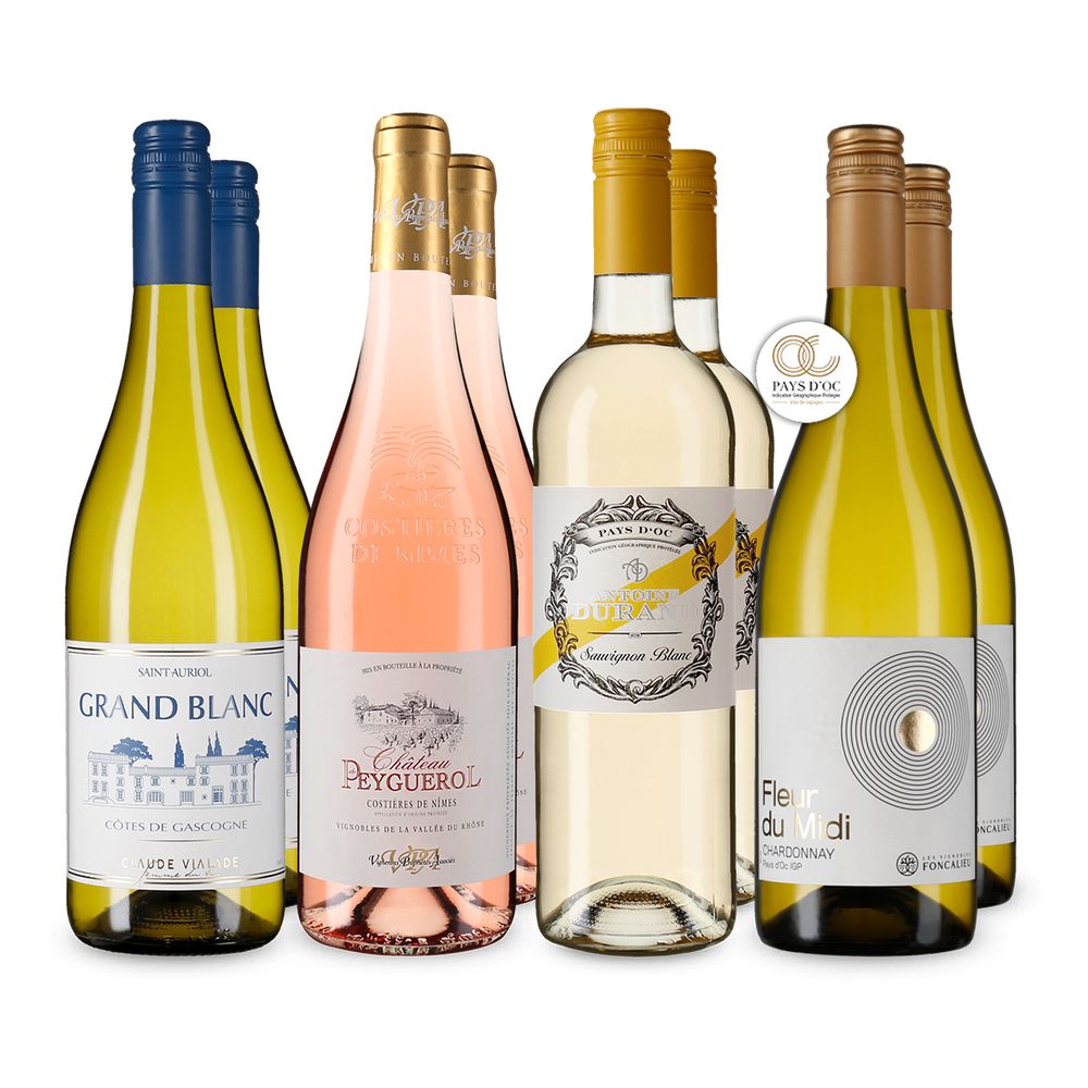 4x2 Vinuri franceze rosé și albe preferate