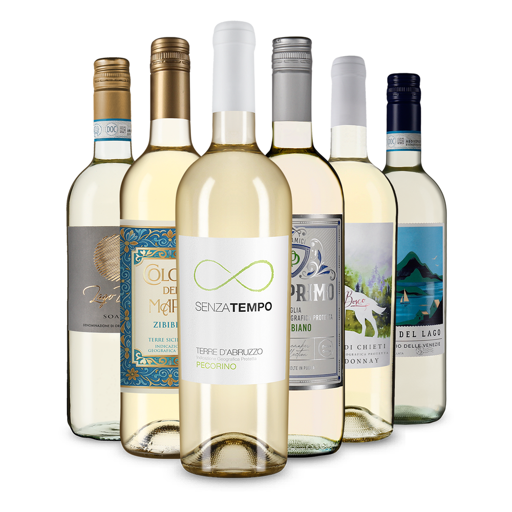6x1 Bella Italia: recomandările noastre de vin alb