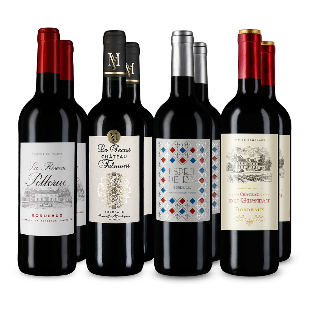 4x2 Bordeaux: clasici de vin roșu la un preț de top