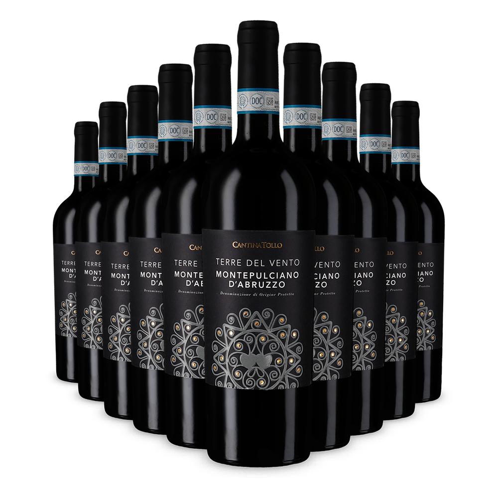 10x Terre del Vento Montepulciano d'Abruzzo 2023