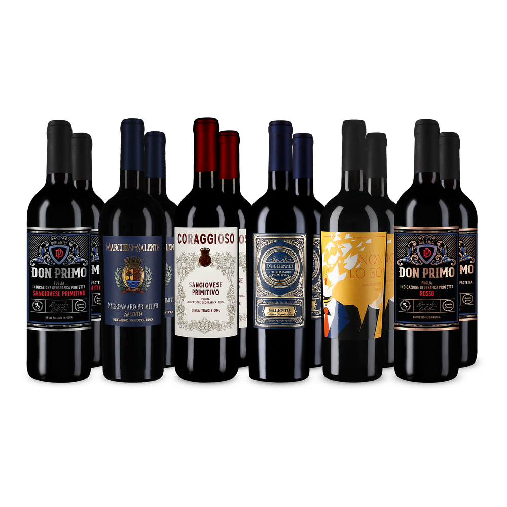6x2 Primitivo & mai mult: selecția noastră din Puglia