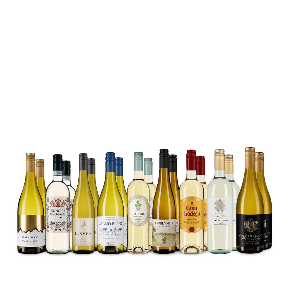 9x2 Pachet XXL cu vinuri albe internaționale