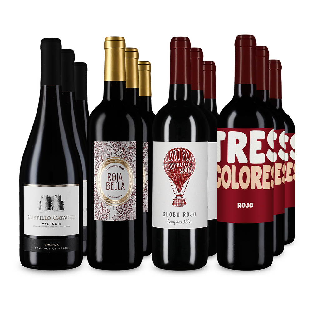 4x3 Vinurile de top ale Spaniei la un preț excelent